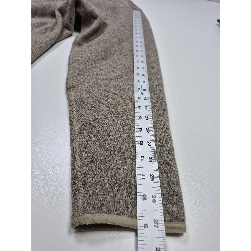 The North Face Jacket Mens XL Beige Sweater Fleece Full Zip A7TL Outdoor Lined
